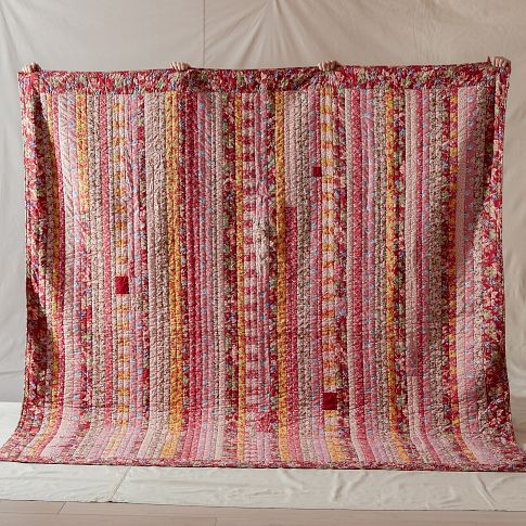 Patchwork throw online blanket