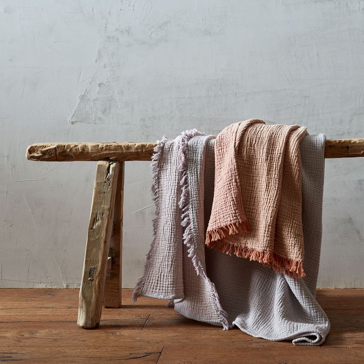 Linen throw hot sale