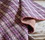 Color Stitched Plaid Throw