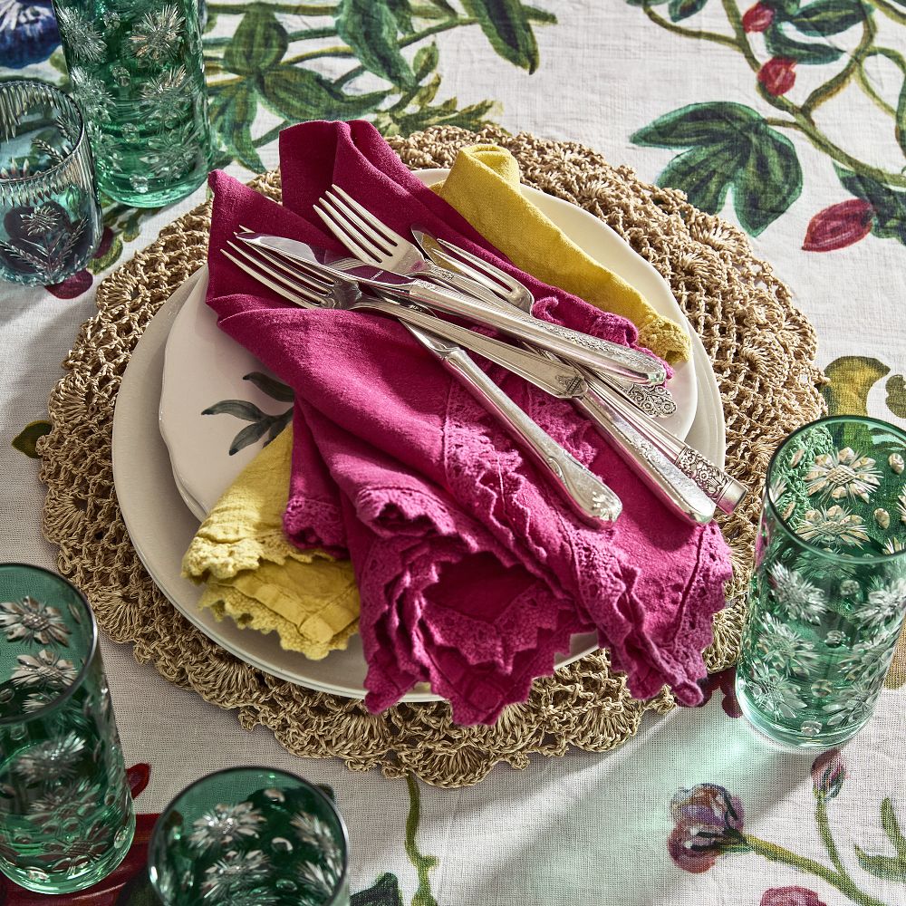 Amelia Vintage Silver Flatware Set