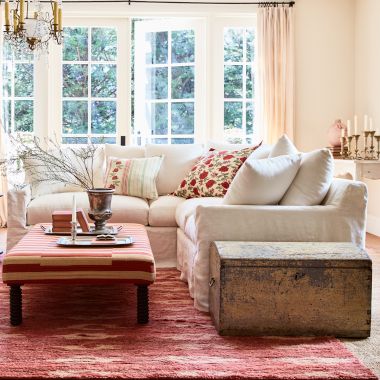 Warm Toned Living Room