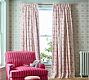 Rosie Bloom Printed Linen Curtain