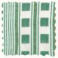 Checkered Stripe Green