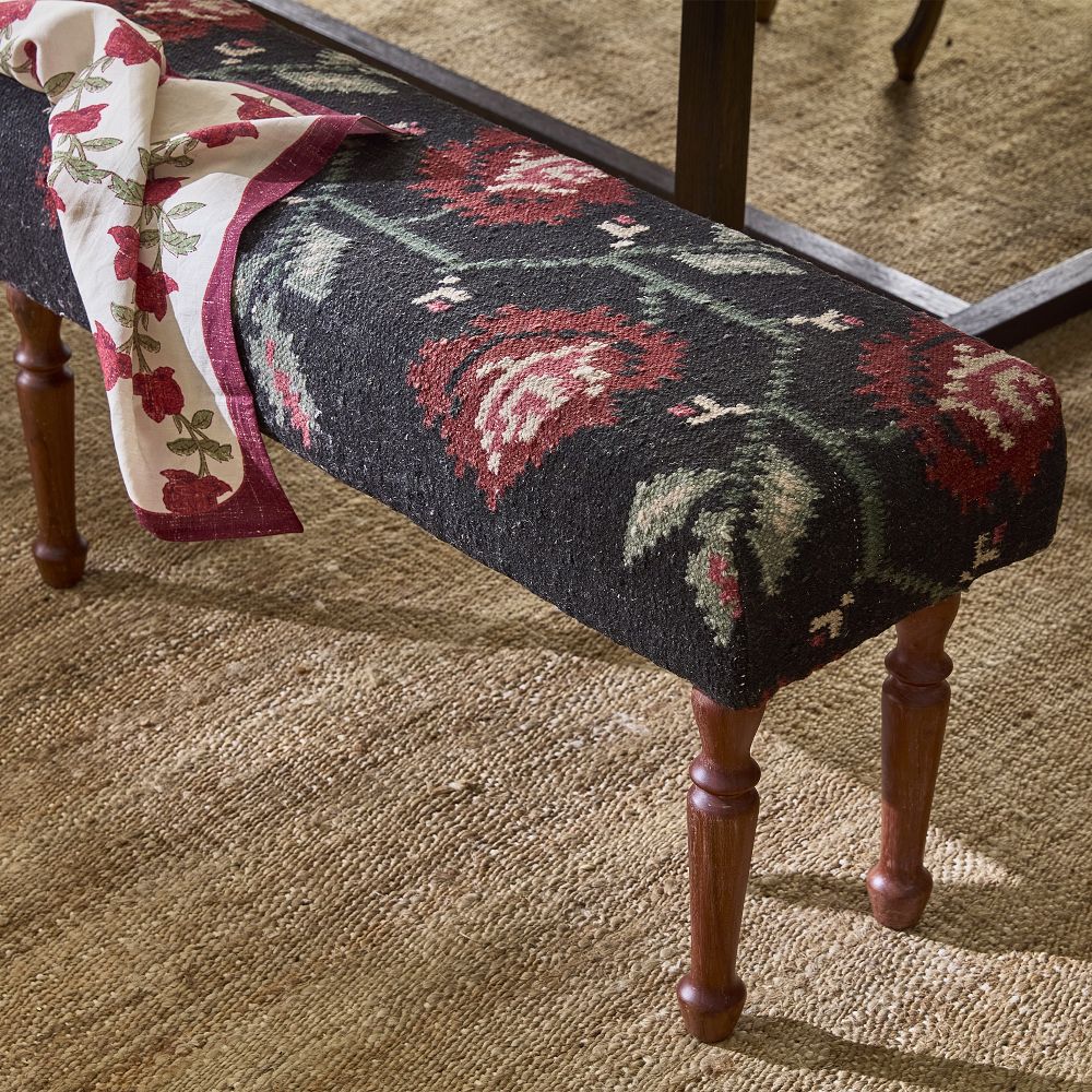 Wren Floral Dining Bench