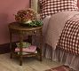 Rattan Round Side Table