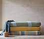 Colorful Stripe Cotton Linen Crib Sheet