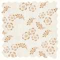 Faded Floral Brown