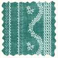 Scallop Floral Emerald