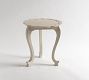 Margot Scalloped Tray Top Side Table