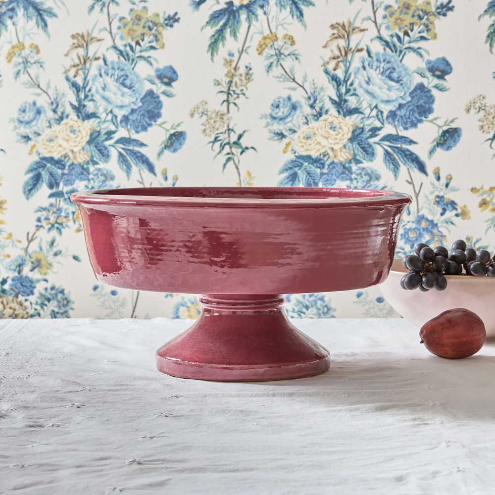 Amalia Decorative Ceramic Pedestal Bowl