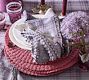Ruby Plaid Ruffle Napkins, Set of 4
