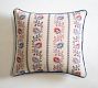 Climbing Florals Embroidered Pillow Cover