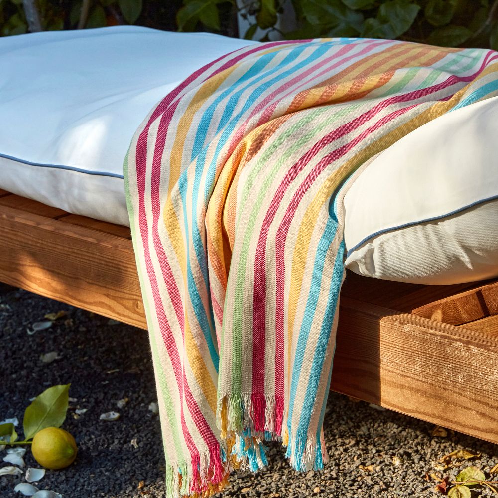 Upcycled Stripe Turkish Towel