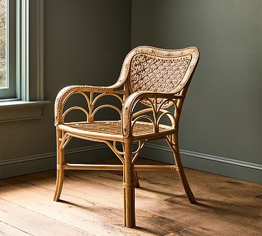 Clara Wicker Bamboo Chair
