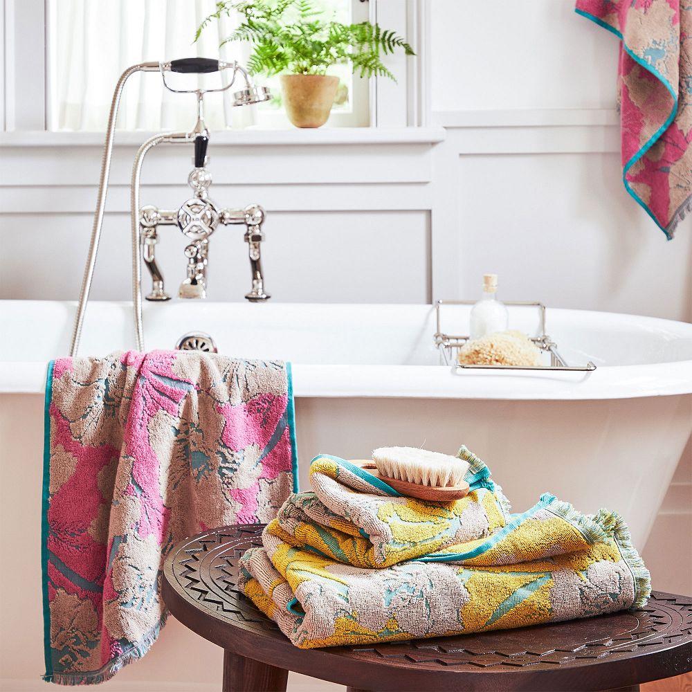Cotton Floral Towel