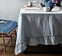 Linen Ruffle Tablecloth