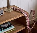 Fabric Cord Cover, Raspberry Plaid