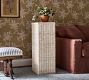 Lila Rattan Pedestal