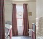 Pink Plaid Pleated Woven Drape