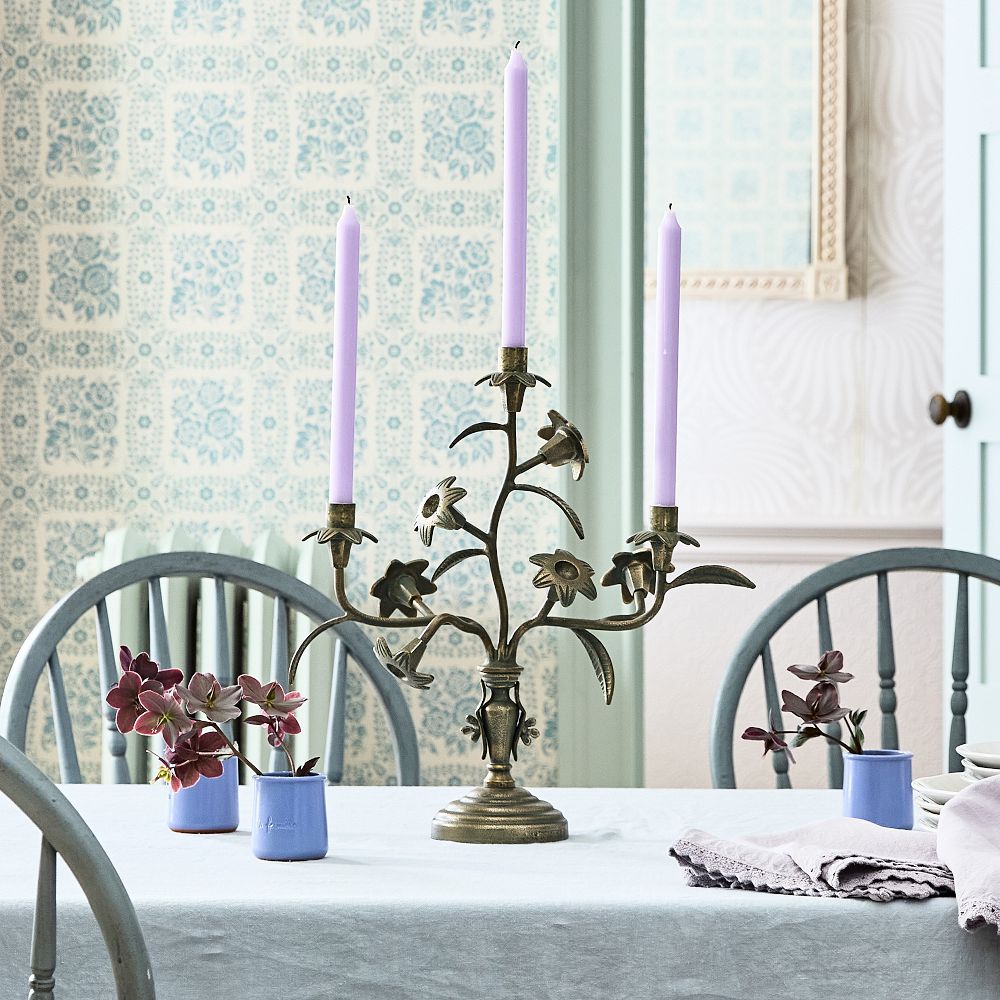 Daisy Tabletop Candelabra