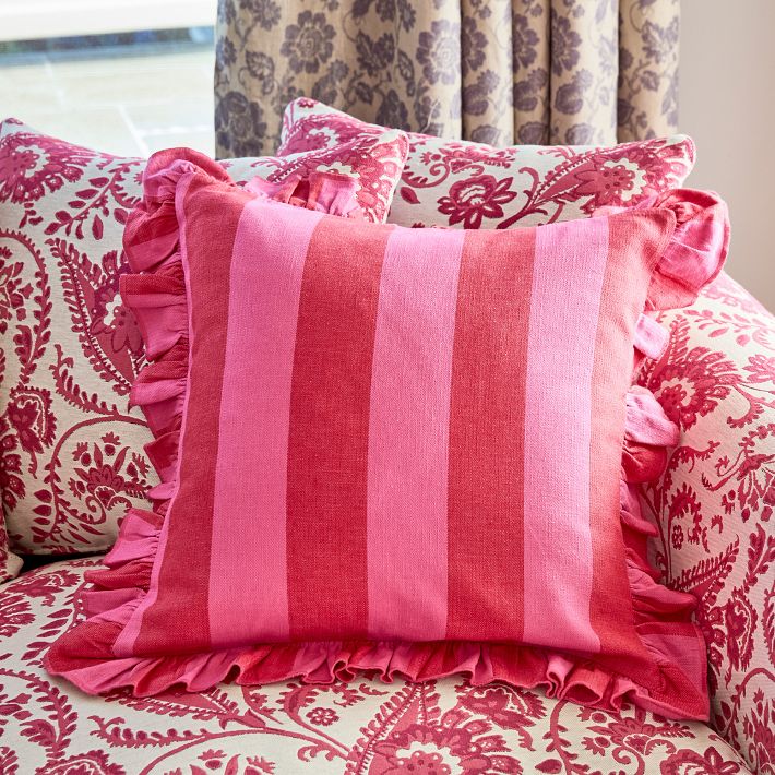 Cabana Striped Pillow Cover Greenrow