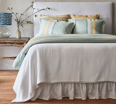 Colorful Stripe Cotton Linen Duvet Cover