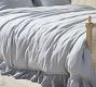 Linen Ruffle Crochet Duvet Cover &amp; Shams