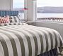 Reversible Cotton Stripe Duvet Cover &amp; Shams