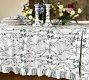 Checkered Floral Tablecloth