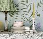Hand-Painted Floral Ceramic Taper Candle Holder