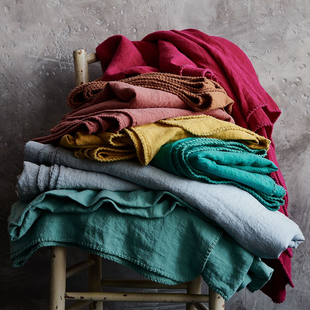 Heavy Linen Coverlet