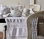 Linen Crochet Inset Table Runner