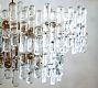 Recycled Glass 2 Tier Chandelier