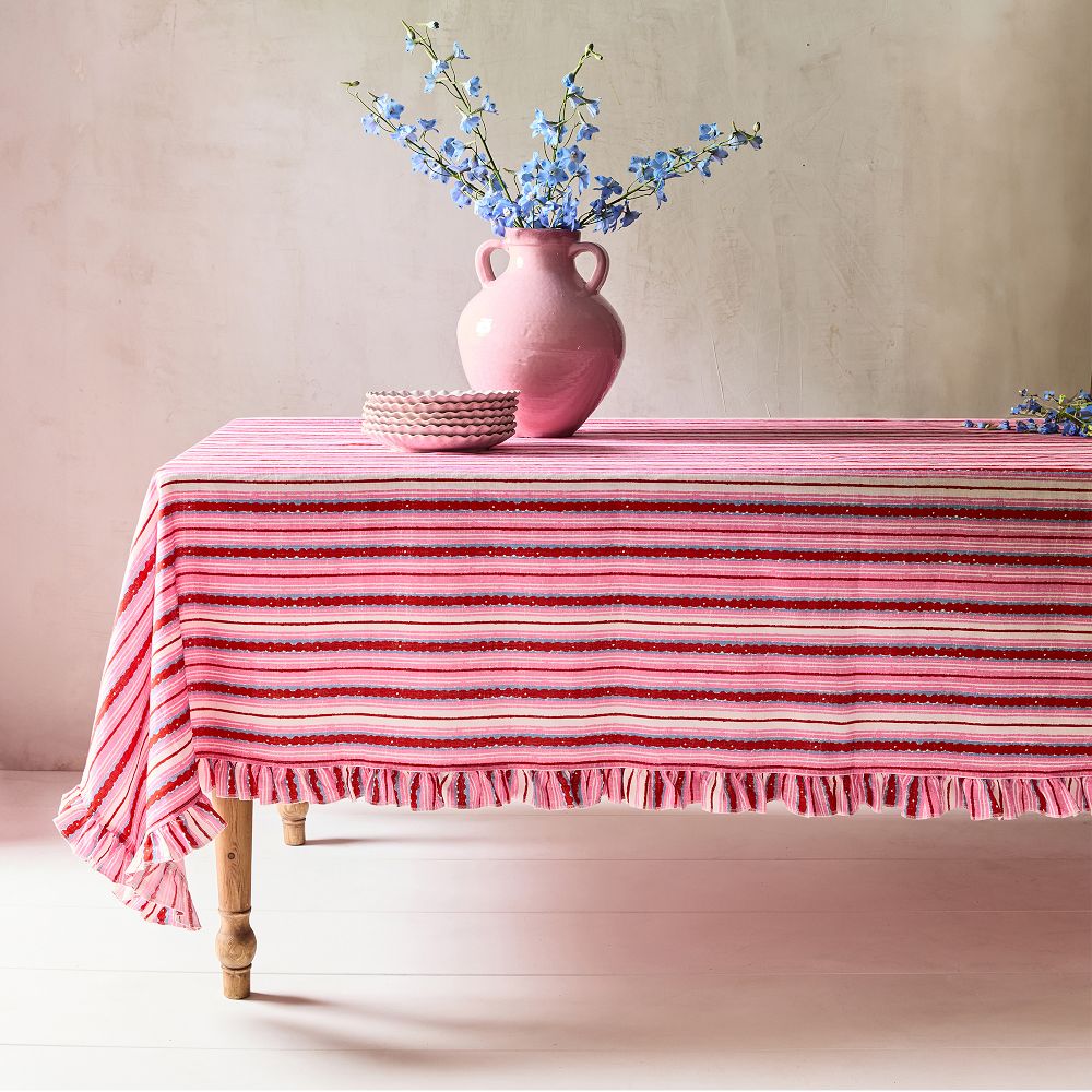 Billie Striped Tablecloth