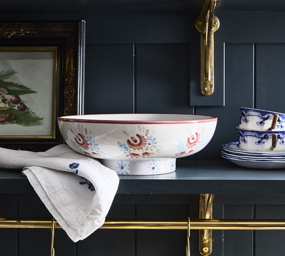 Penelope Hand-Painted Serving Bowl