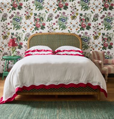 French Floral bedroom