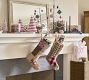 Candy Cane Stripe Glass Christmas Tree Set