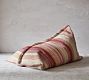 Triangle Flatweave Pouf