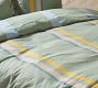 Colorful Stripe Cotton Linen Duvet Cover &amp; Shams
