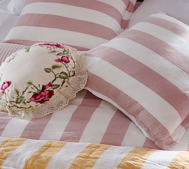 Reversible Cotton Stripe Sham