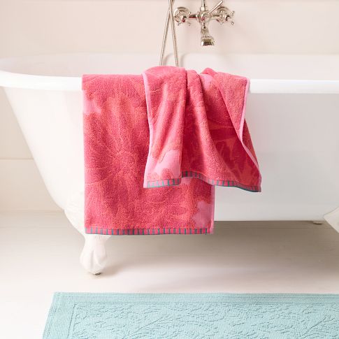Tropical Floral Bath Towels | Greenrow
