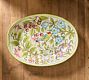 Hand-Painted Botanical Ceramic Platter