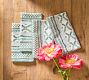 Checkered Floral Napkins, Set of 4