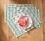 Checkered Floral Placemats, Set of 4