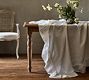 Linen Ruffle Tablecloth