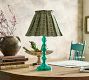 Printed Pleated Lamp Shade &amp; Slipcover