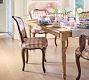 Verbena Pink Plaid Upholstered Dining Chair