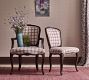 Verbena Pink Plaid Upholstered Dining Chair