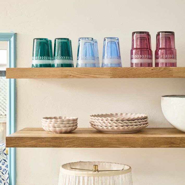 Colored Recycled Drinking Glasses, Set of 4 | Greenrow
