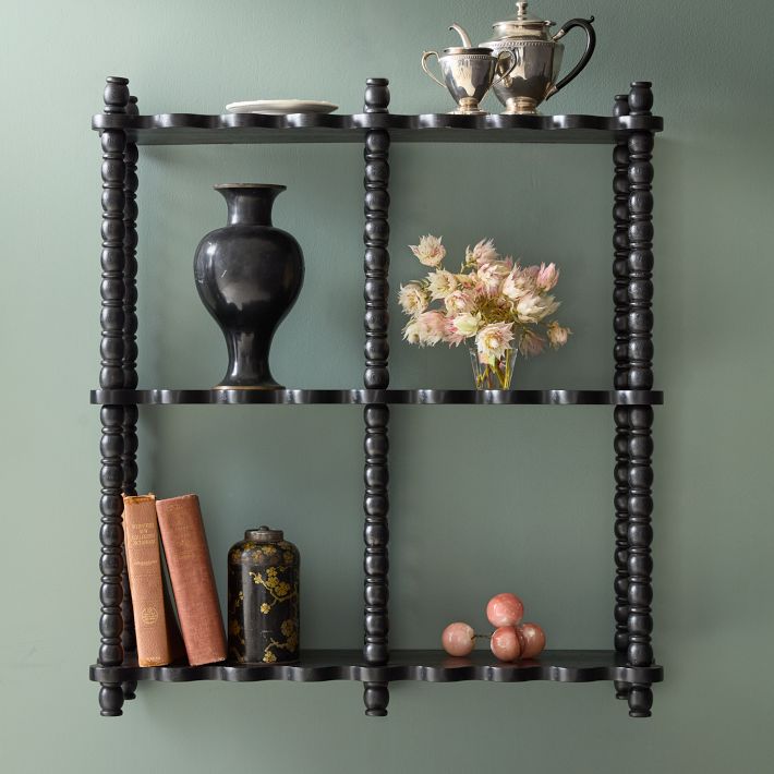 Norah Spindle Wall Shelf | Greenrow
